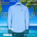 100% Export Quality Men's Striped Business Formal Long Sleeve Shirt (EEU) Style Slim Mens Shirt.