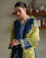 PAKISTANI ANZA BLUE DRESS. - Image 3