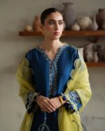 PAKISTANI ANZA BLUE DRESS. - Image 2