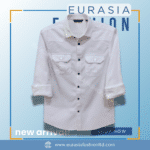 Premium Quality Double Pocket Shirt - White