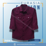 Premium Quality Double Pocket Shirt - Maroon