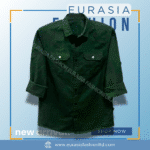 Premium Quality Double Pocket Shirt - Green