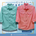 2 Pcs Combo Premium Quality Double Poket Shirt - Pest. & Pink