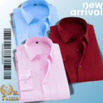 Men’s Premium Formal Shirt -Sky Blue, Pink & Maroon.