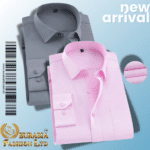 Men’s Premium Formal Shirt -Pink & Ash.