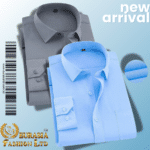 Men’s Premium Formal Shirt -Sky Blue & Ash.